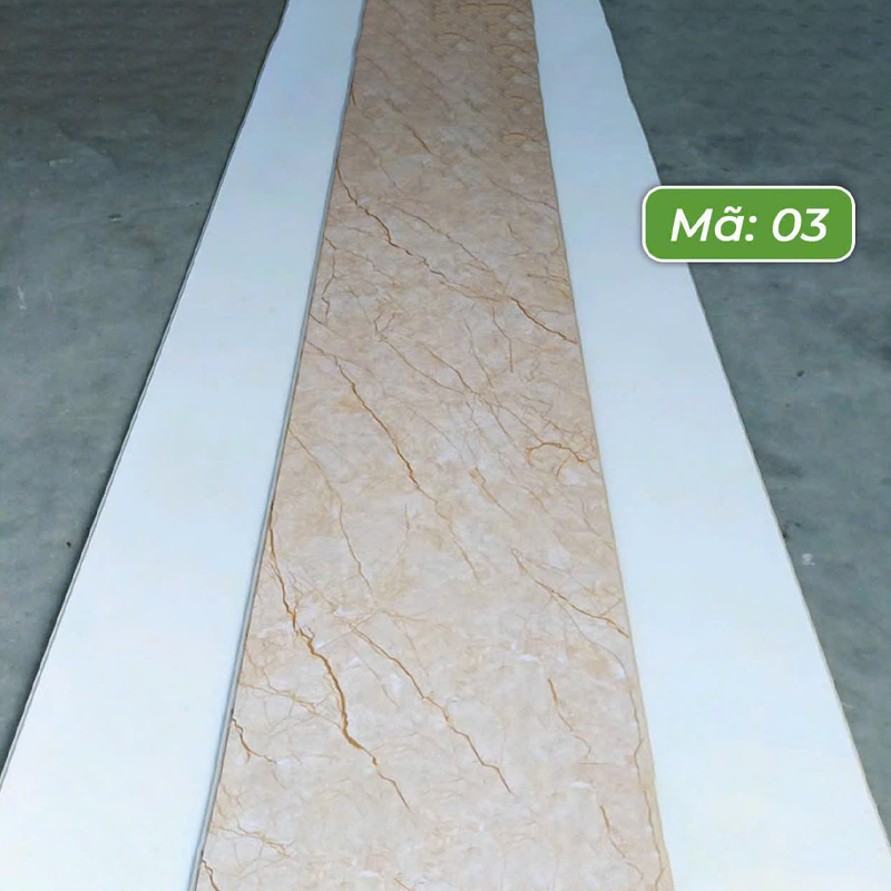 Tấm ốp Nano phào chỉ lam sóng cao cấp - Mã: 03